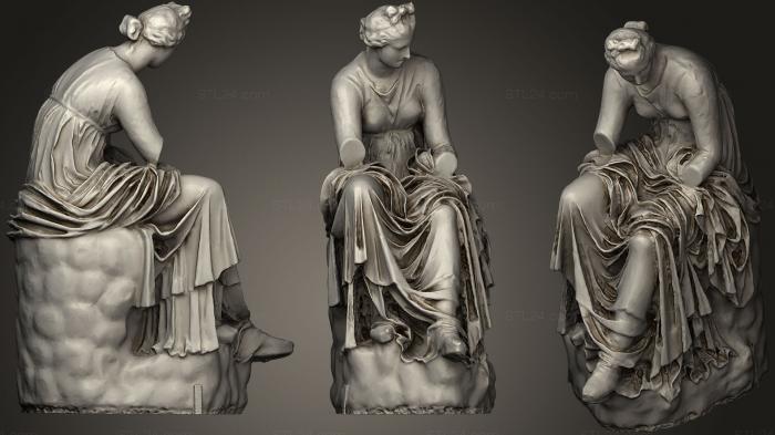 Статуи античные и исторические (Кевин Оллерер, STKA_1420) 3D модель для ЧПУ станка
